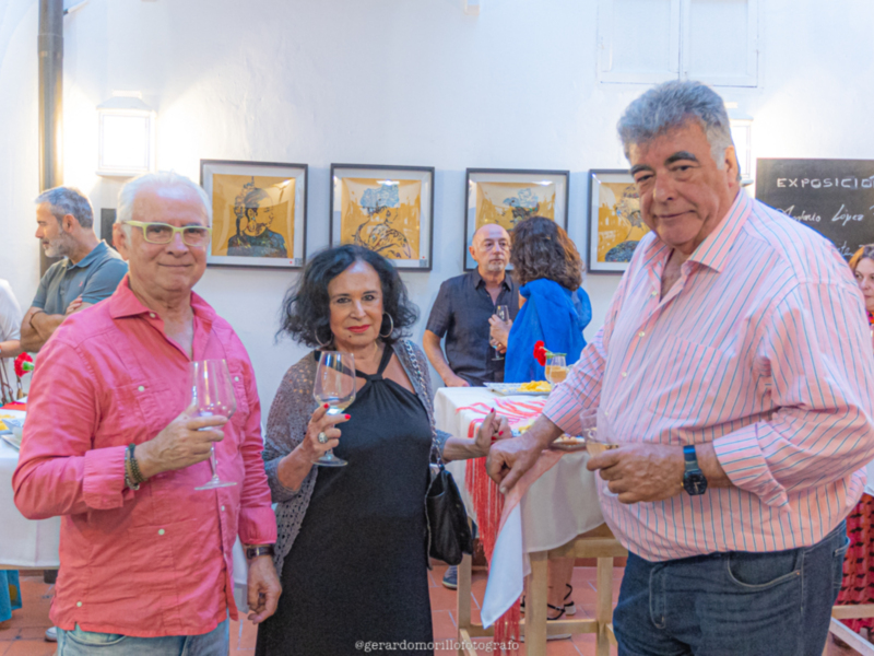 El miércoles 10 de mayo a las 20 horas tuvo lugar la Inauguración de la Primera Exposición de Antonio López Palazuelo en la Casa Palacio del Siglo X