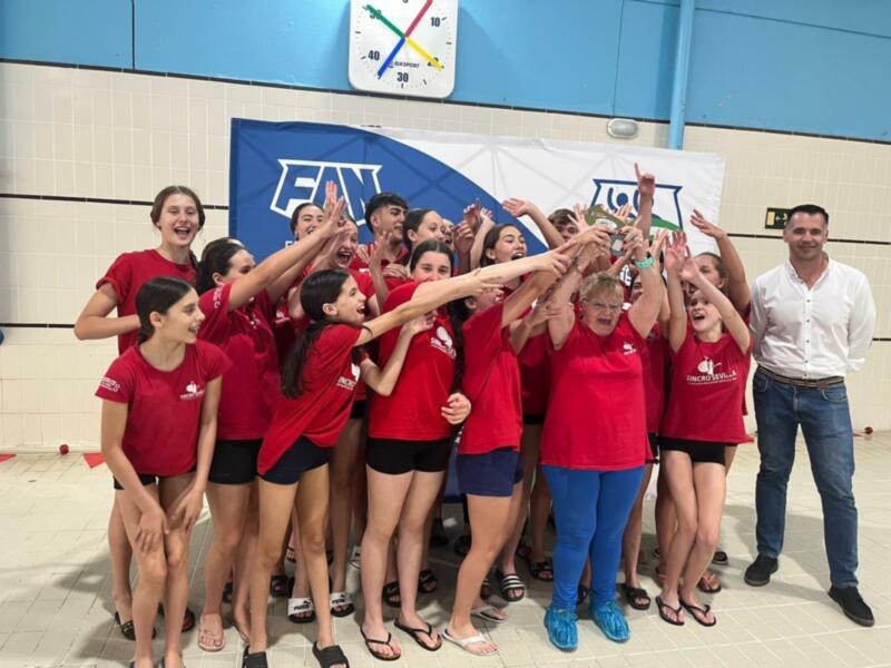 El Club Natación Sincro Sevilla, campeón de la Copa de Andalucía
