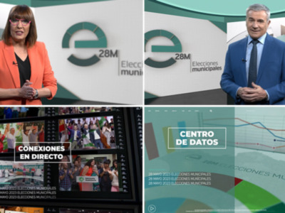 Programación especial en Canal Sur para dar cobertura a la jornada electoral del 28M