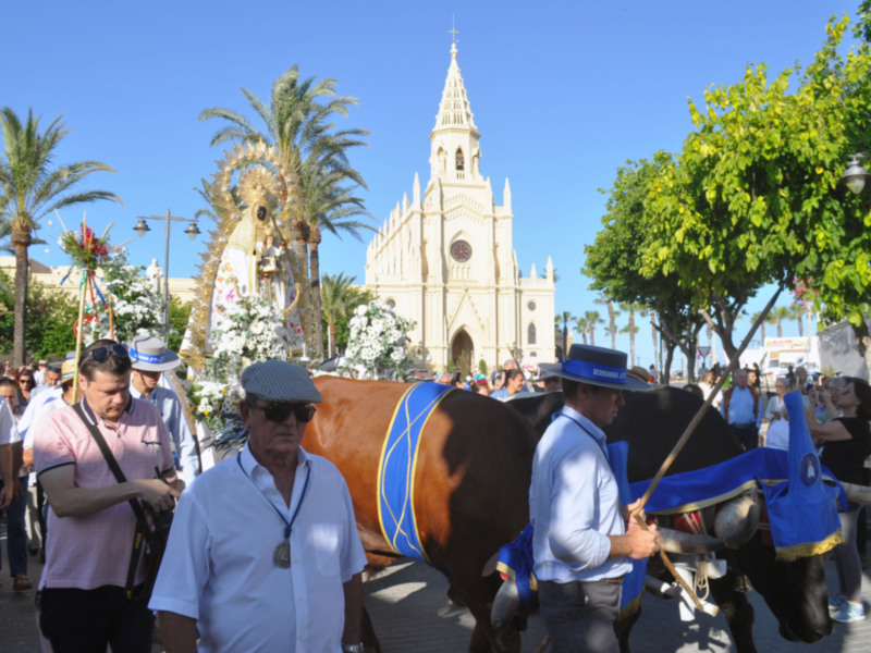              Chipiona con la Virgen de Regla del Pinar