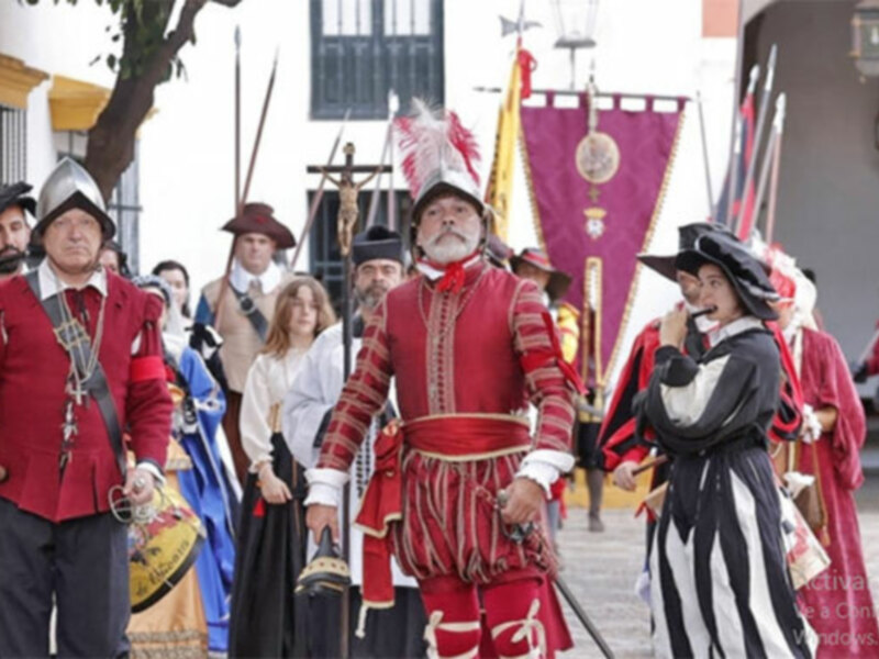 Los tercios de Olivares homenajea al pintor del Rey  Diego Velázquez en Sevilla
