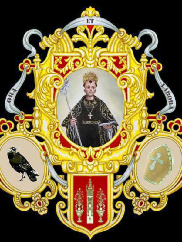 Escudo corporativo  de San Benito Abad de Sevilla