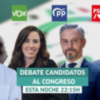 Canal Sur emite un debate entre candidatos al Congreso de las 4 principales fuerzas políticas de Andalucía