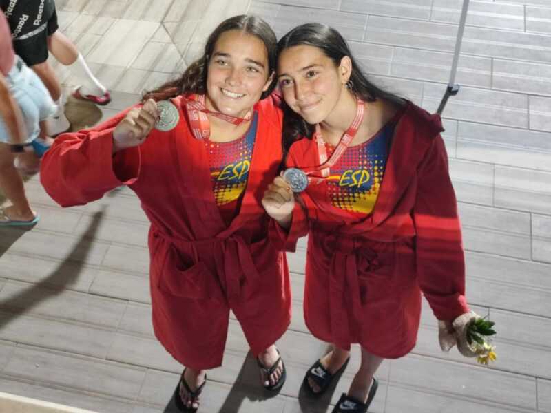 Reyes Díaz y Aroa Sánchez, subcampeonas de Europa juvenil 