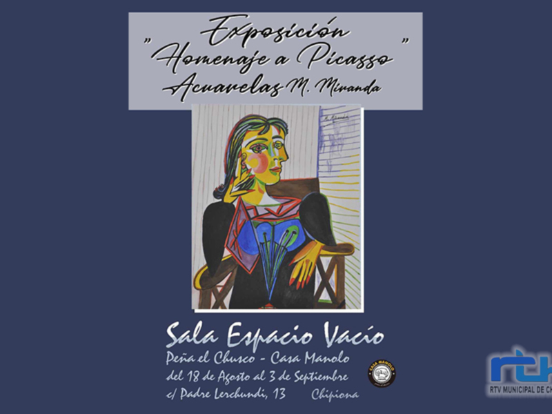 La exposición ‘Homenaje a Picasso’ de Manuel Miranda desde hoy en la sala del Colectivo Espacio Vacío