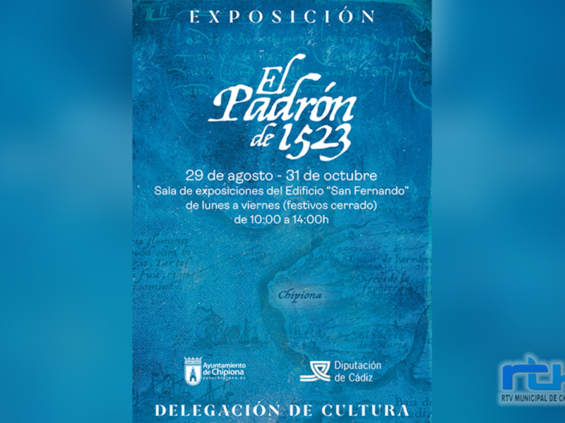 Mañana se inaugura la exposición ‘El padrón de 1523: 500 años de los primeros chipioneros’ 