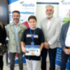 El alumno del Colegio Aparcero José Díaz Gotor premiado en el concurso nacional de dibujo de Aqualia sobre el Ciclo Integral del Agua 