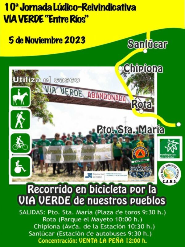 Este domingo vuelve la marcha lúdico-reivindicativa por la Vía Verde Entre Ríos