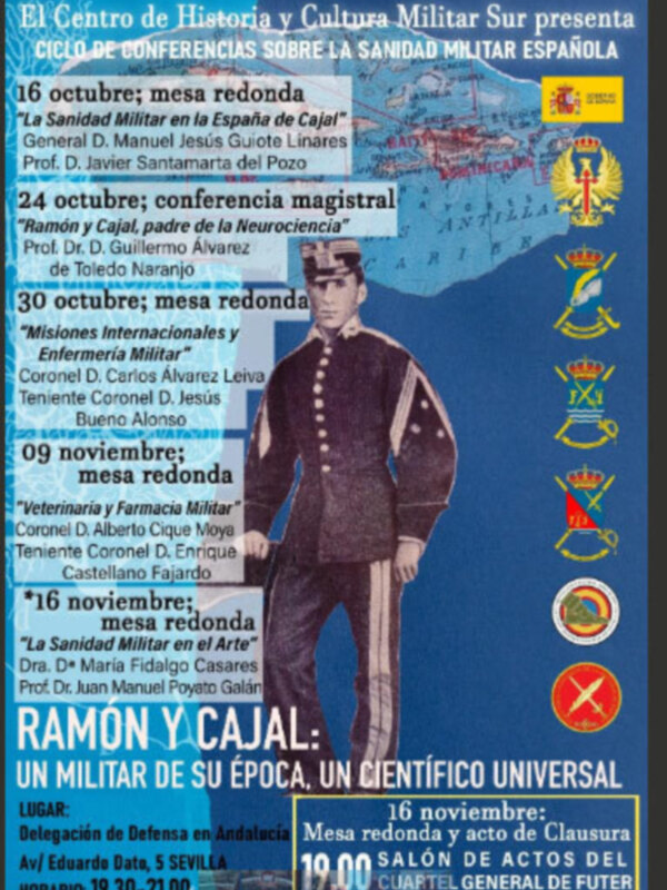 Éxito arrollador de la gala de premios de la Exposición Ramón y Cajal y la Sanidad Militar en Sevilla