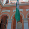 La Bandera andaluza, izada en el Ayuntamiento de Sevilla por el 4D