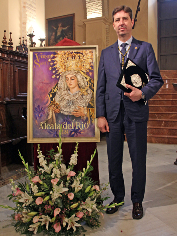 Así es el cartel que anuncia el Viernes Santo 2024 de la Hermandad de la Soledad Ilipense