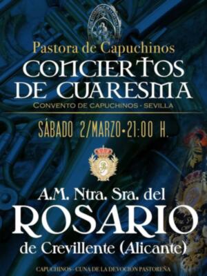 Este viernes vuelve al Convento de Capuchinos la querida @banda_trescaidasdetriana para cerrar el III Ciclo de Conciertos de Cuaresma.