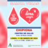 Llamada a donar sangre y regalar vida el próximo lunes en Chipiona