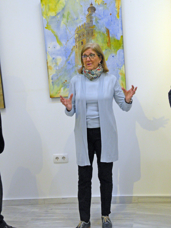 Inauguración de la exposición “Nazareno” del artista Enrique Gutierrez Carrasquilla en Sevilla
