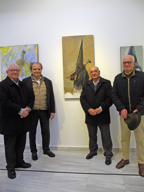Enrique Gutierrez Carrasquilla presentó sus obras pictóricas "Nazareno" en el Ateneo Hispalense