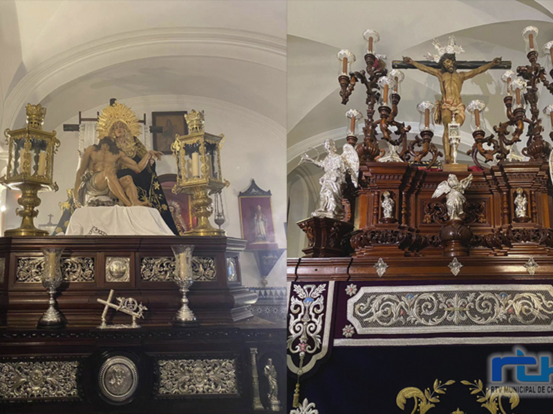 La Hermandad del Cristo de las Misericordias ultima los detalles para sus salidas procesionales del Miércoles y el Viernes Santo en Chipiona