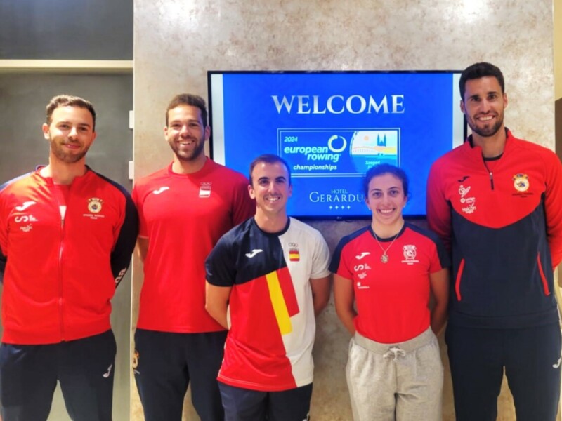 El Club Náutico Sevilla, en el Campeonato de Europa de remo