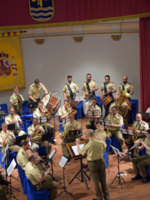 La Antigua Soria 9 dío un concierto por la II Convención Nacional de Amigos de la Historia Militar en Sevilla 