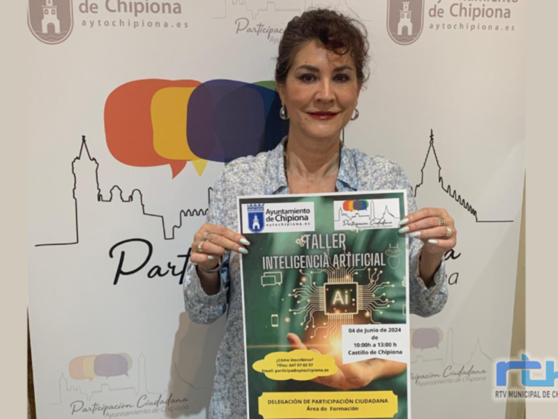 Isabel María Fernández informa de la puesta en marcha de un taller sobre Inteligencia Artificial