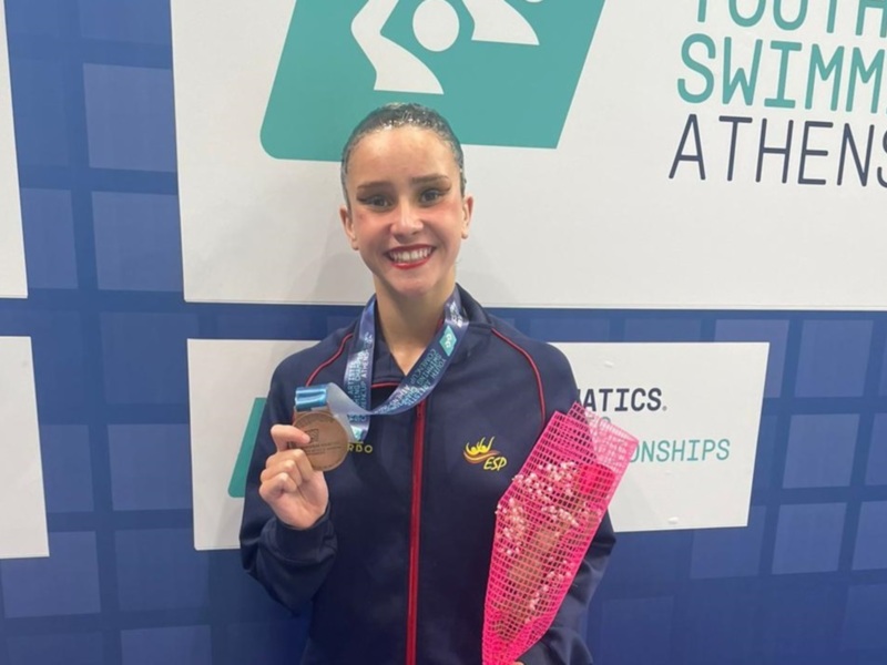 Triple medalla en el Europeo infantil para el Club Natación Sincro Sevilla