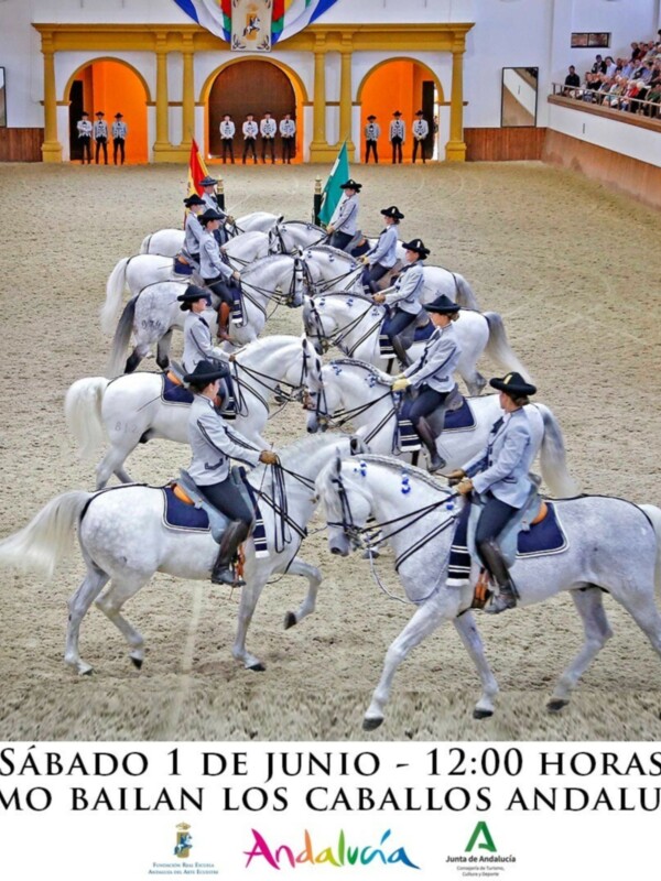 La Real Escuela Andaluza del Arte Ecuestre ofrece una exhibición el próximo sábado 1 de junio