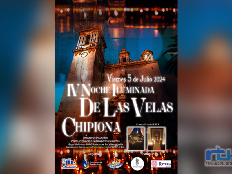 Miles de velas volverán a iluminar la noche chipionera el viernes 5 de julio