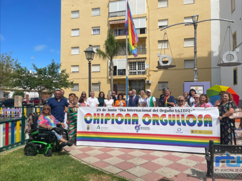 Chipiona ha conmemorado hoy el Día Internacional del Orgullo LGTBIQ+  