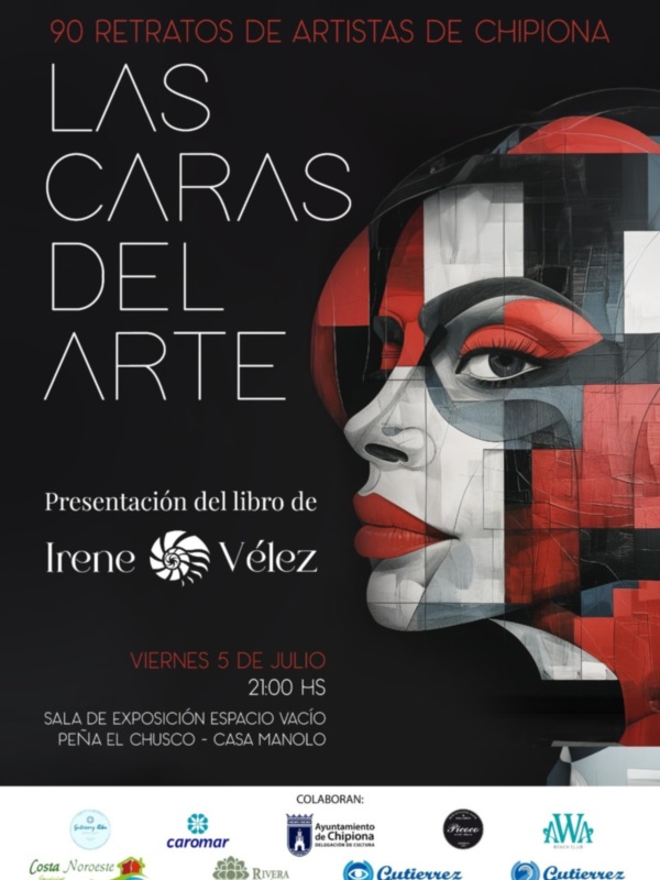 Irene Vélez presenta el viernes en la Peña El Chusco-Casa Manolo su primer libro ‘Las Caras del Arte. 90 Retratos de Artistas de Chipiona’ 