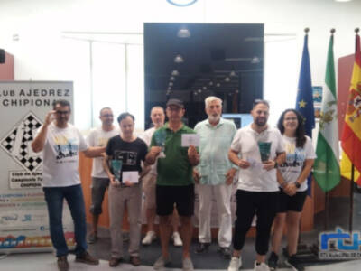 Daniel Martín Macías del club Ajedrez El Castillo de Chipiona, campeón del Open Chipiona de Ajedrez que contó con 58 participantes