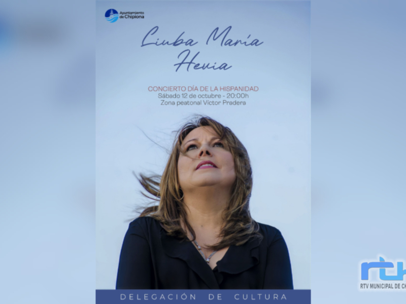 La Delegación de Cultura organiza un concierto de la artista cubana Liuba María Hevia con motivo del 12 de octubre Día de la Hispanidad 