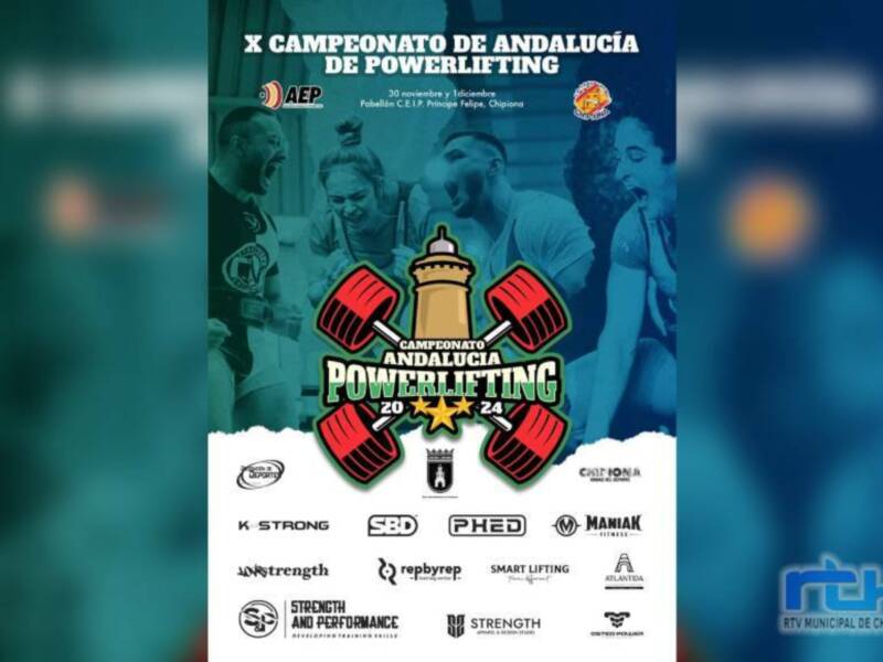 124 participantes en el Campeonato de Andalucía de Powerlifting que se disputa este fin de semana en Chipiona  