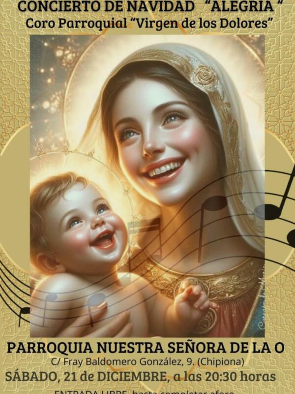Concierto de Navidad “Alegría” en la Parroquia Nuestra Señora De La O de Chipiona