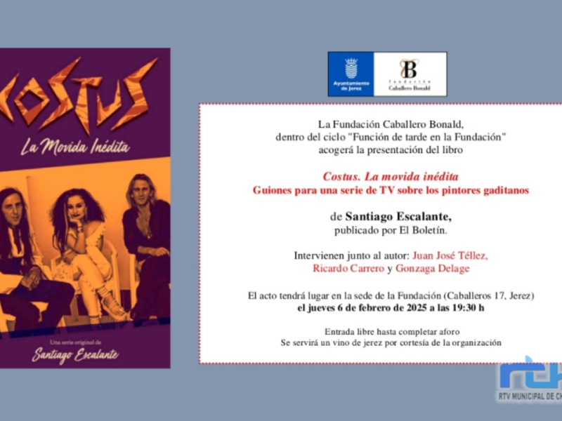 El chipionero Santiago Escalante inicia el rodaje de la docuserie sobre COSTUS y presenta el proyecto en Jerez