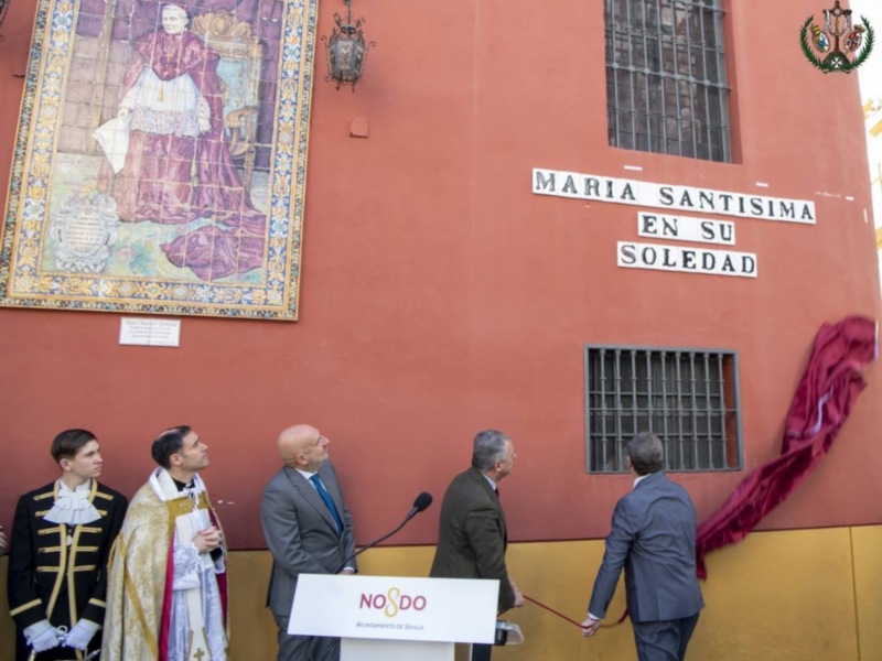 Nueva plaza María Santísima en su Soledad, en Sevilla 