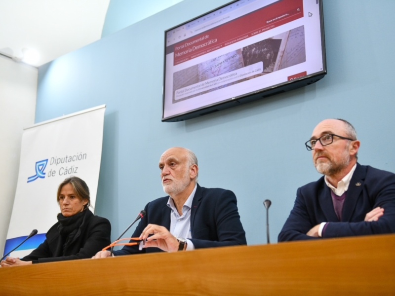 Diputación de Cádiz y UCA presentan el portal de procesados por el franquismo con 1.123 expedientes a disposición pública  