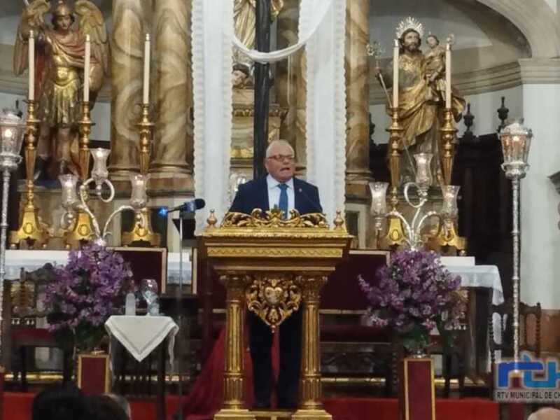 Manuel Guardia Monge ofreció un pregón de la Semana Santa lleno de devoción, sentimiento y poesía
