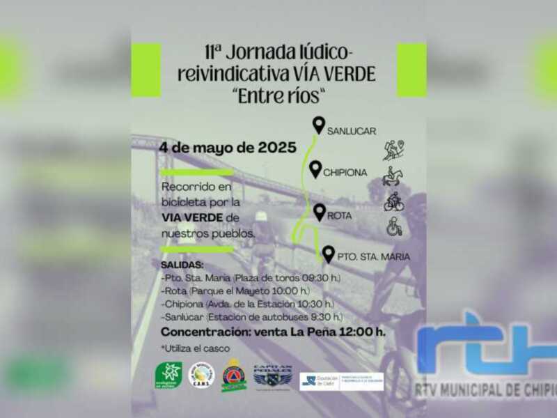 El domingo 4 de mayo se celebrará la jornada lúdico reivindicativa Vía Verde ‘Entre Ríos’ 
