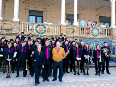 La Banda Joven de Marcilla, embajadora musical de Navarra en el corazón de Andalucía