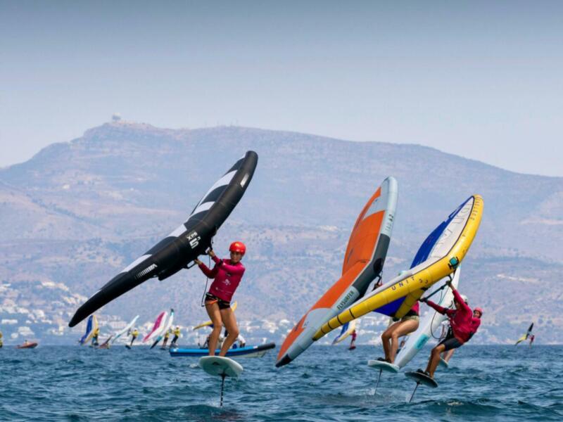 El Náutico Sevilla, podio en el Mundial juvenil de wingfoil