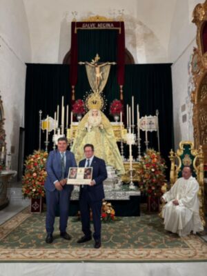El Hermano Mayor de la Vera-Cruz de Alcalá del Río ensalza la fe y la constancia cristiana en el LIV aniversario de la Coronación Canónica