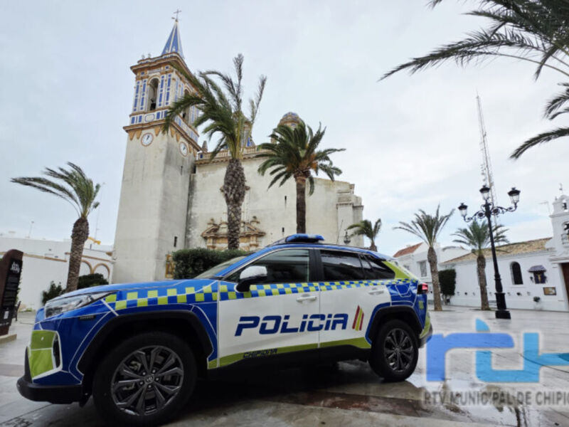 Presentado el nuevo Toyota RAV4 híbrido que se incorpora a la flota de la Policía Local de Chipiona