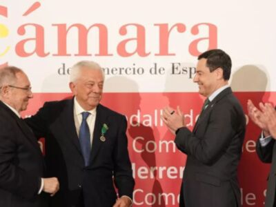 Francisco Herrero recibe la Medalla de Oro de la Cámara de Comercio de España