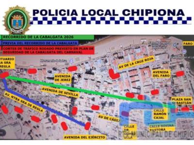 La Policía Local de Chipiona informa del dispositivo para el último fin de semana de Carnaval