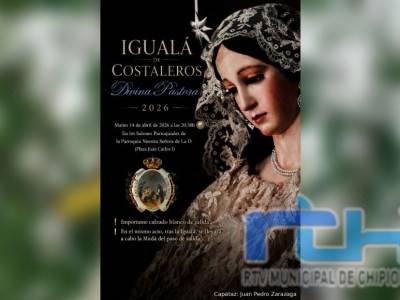 Mañana tendrá lugar la ‘igualá’ dela cuadrilla para la procesión de la Divina Pastora en Chipiona