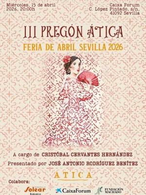 El periodista Cristóbal Cervantes protagoniza el III Pregón de la Feria de Sevilla