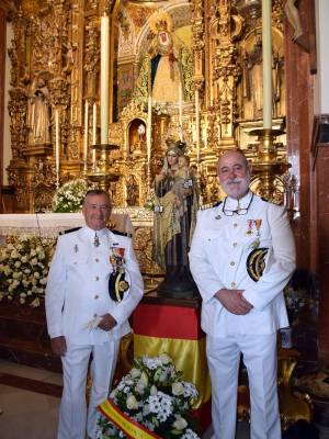 La Comandancia Naval de Sevilla celebra una solemne Eucaristía en honor de la Virgen del Carmen en la Capilla de los Marineros