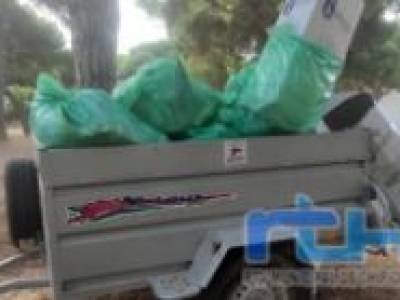 El delegado de Medio Ambiente muestra su malestar por el estado del Pinar tras la celebración de La Palmicha 