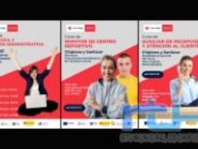 Cruz Roja de Chipiona actualiza la información sobre los cursos gratuitos para mujeres y jóvenes en desempleo