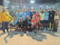 La selección de Málaga, campeona de Andalucía de veteranos de 1.ª categoría.
