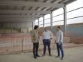 Obras de la quinta fase de la piscina cubierta.
